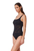 Profile by Gottex Skyfall Textured Square Neck One Piece